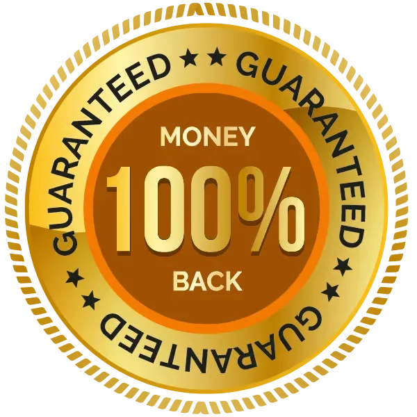 100 Percent Satisfaction and 60-Day Money Back Guarantee